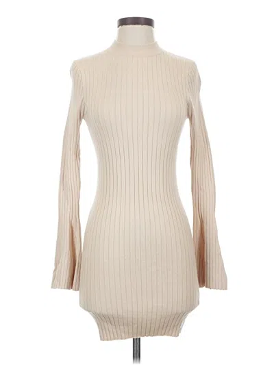 Pre-owned Honey Punch Casual Dress In White