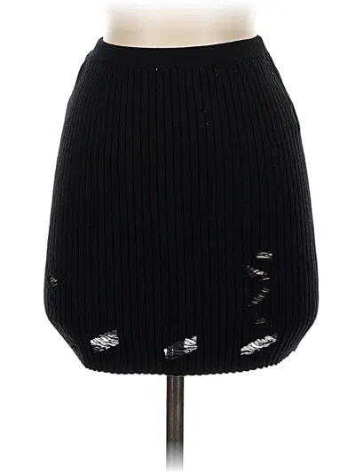 Pre-owned Honey Punch Casual Skirt In Black