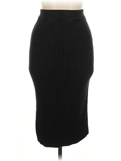 Pre-owned Honey Punch Casual Skirt In Black
