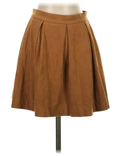 Pre-owned Honey Punch Casual Skirt In Brown