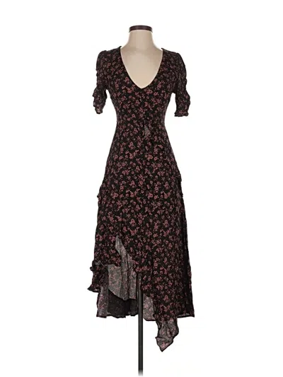 Pre-owned Honey Punch Cocktail Dress In Black