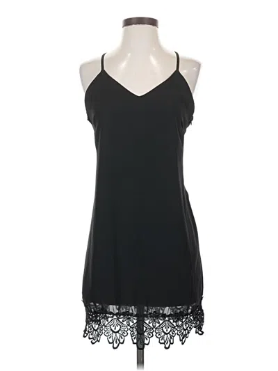 Pre-owned Honey Punch Cocktail Dress In Black