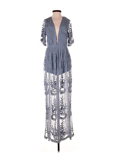 Honey Punch Cocktail Dress In Blue