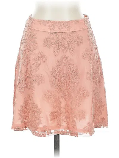 Pre-owned Honey Punch Formal Skirt In Pink
