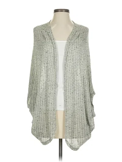 Pre-owned Honey Punch Kimono In Silver