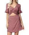 Honey Punch Picture Perfect Dress In Red In Red