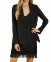 Honey Punch Power Hour To Happy Hour Striped Blazer In Black In Black