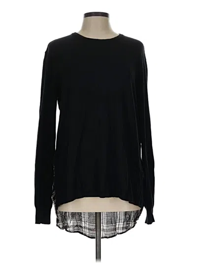 Pre-owned Honey Punch Pullover Sweater In Black