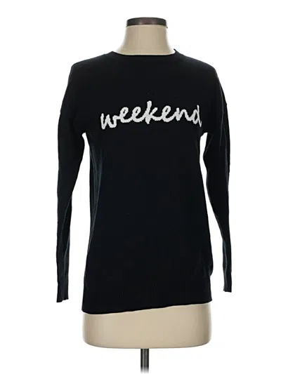 Pre-owned Honey Punch Pullover Sweater In Black