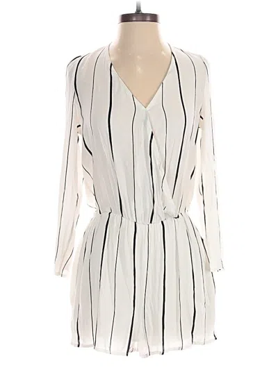 Pre-owned Honey Punch Romper In White