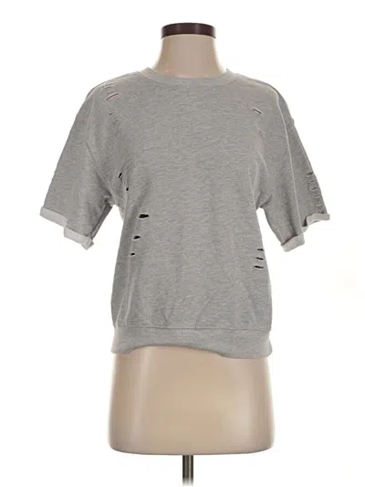 Pre-owned Honey Punch Short Sleeve T-shirt In Gray