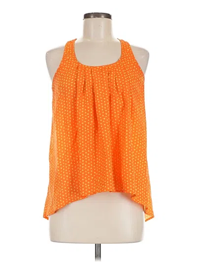 Pre-owned Honey Punch Sleeveless Blouse In Orange