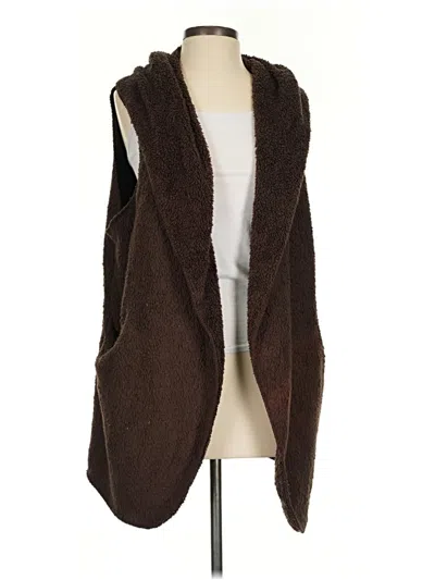 Pre-owned Honey Punch Sweater Vest In Brown