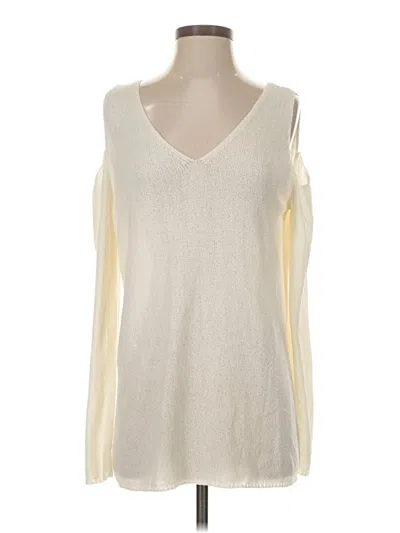 Pre-owned Honey Punch Sweater Vest In Ivory