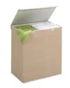 Honey-can-do Double Resin Hamper In Brown