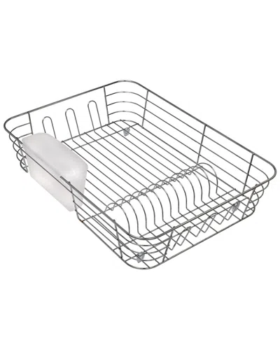 Honey-can-do Chrome Xl Dish Drying Rack In Silver