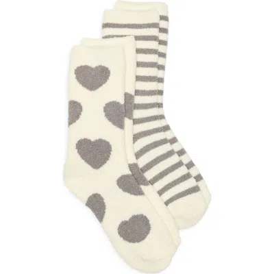 Honeydew 2-pack Hearty Snowdrift Crew Socks In White