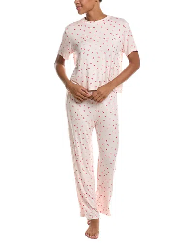 Honeydew 2pc All American Jersey Pajama Set In Pink