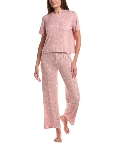Honeydew 2pc All American Jersey Pajama Set In Pink