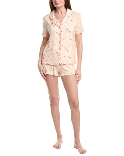 Honeydew 2pc All American Shortie Set In Pink