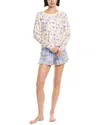 Honeydew 2pc Cuddle Crew Short Set In Multi