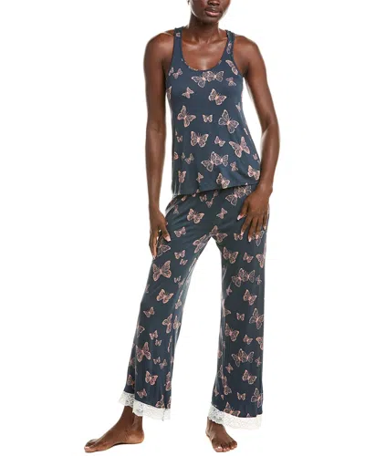 Honeydew 2pc Dream Team Pajama Pant Set In Blue