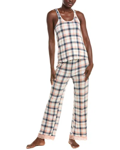 Honeydew 2pc Dream Team Pajama Pant Set In White