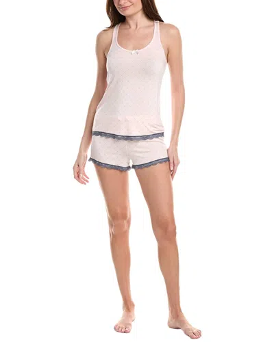 Honeydew 2pc Dream Team Pajama Short Set In Neutral