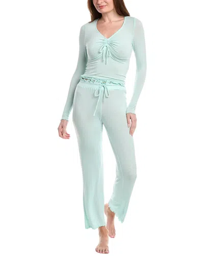 Honeydew 2pc Dreamland Pajama Set In Green