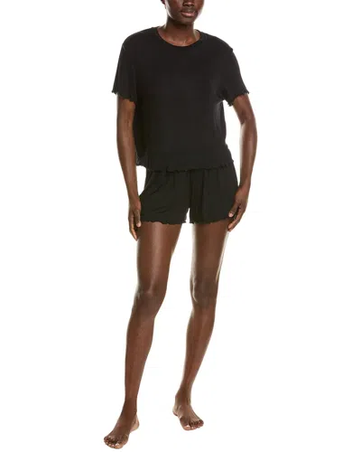Honeydew 2pc Dreamland Shortie Set In Black