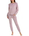Honeydew Intimates 2pc Fall Back Lounge Pant Set In Pink