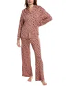 Honeydew 2pc Knitwit Pajama Set In Pink