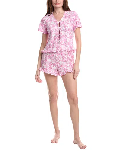 Honeydew 2pc Shortie Pajama Set In Pink