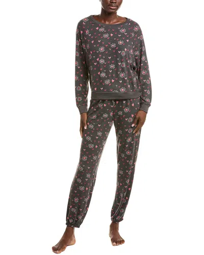 Honeydew 2pc Star Seeker Brushed Jersey Lounge Set In Brown