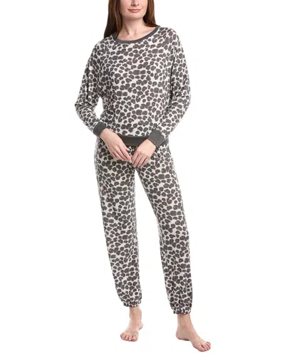 Honeydew 2pc Star Seeker Brushed Jersey Lounge Set In Gray