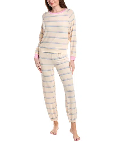 Honeydew 2pc Star Seeker Brushed Jersey Lounge Set In Neutral