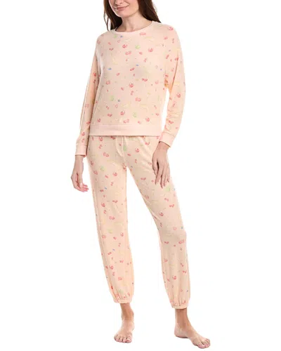 Honeydew 2pc Star Seeker Brushed Jersey Lounge Set In Neutral