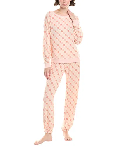 HONEYDEW 2PC STAR SEEKER BRUSHED JERSEY LOUNGE SET