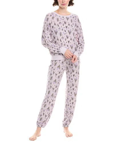 Honeydew 2pc Star Seeker Brushed Jersey Lounge Set In Purple
