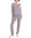 Honeydew 2pc Star Seeker Brushed Jersey Lounge Set In Purple