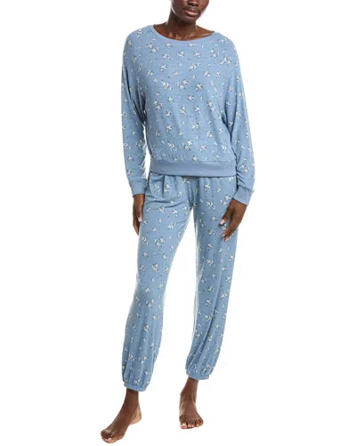 Honeydew 2pc Star Seeker Lounge Pant Set In Blue