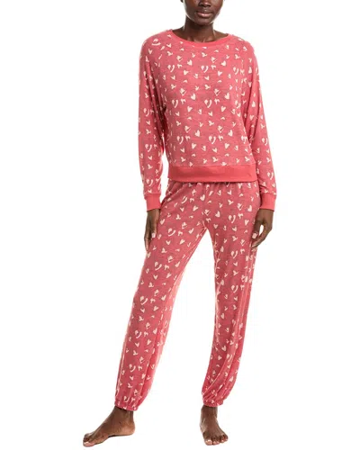 Honeydew 2pc Star Seeker Lounge Pant Set In Pink