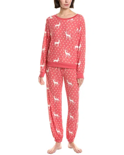 Honeydew 2pc Star Seeker Lounge Set In Pink