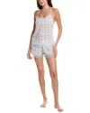 Honeydew 2pc Sweetest Day Shortie Set In White
