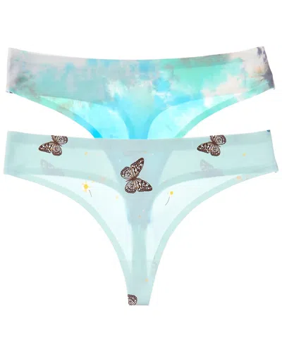 Honeydew 2pk Skinz Thong In Animal Print