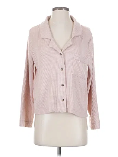 Pre-owned Honeydew 3/4 Sleeve Blouse In Pink