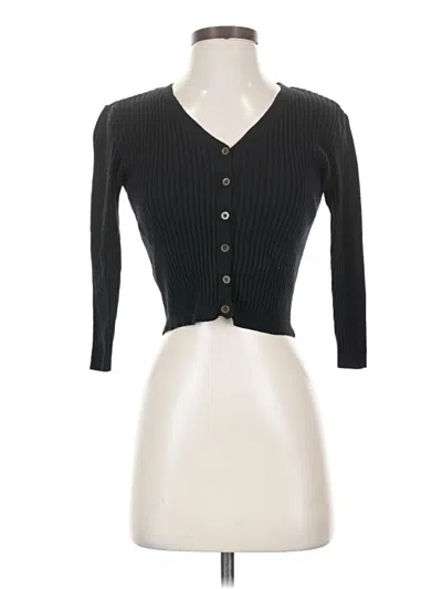 Pre-owned Honeydew 3/4 Sleeve Top Black Sweetheart Neckline Tops