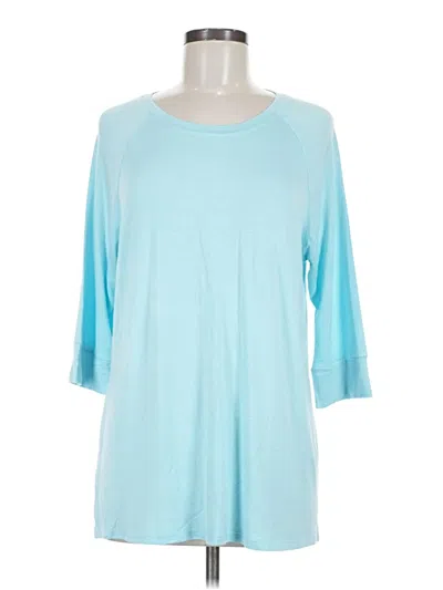 Pre-owned Honeydew 3/4 Sleeve T-shirt In Blue