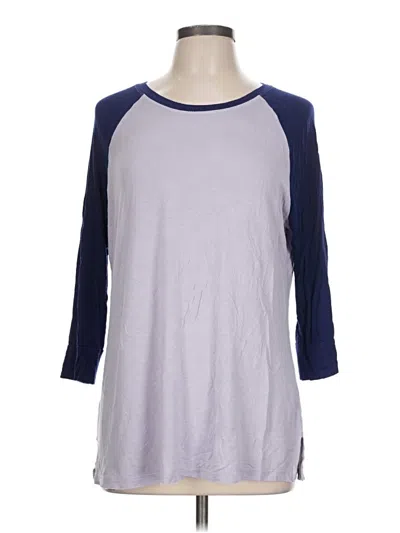 Pre-owned Honeydew 3/4 Sleeve T-shirt In Blue