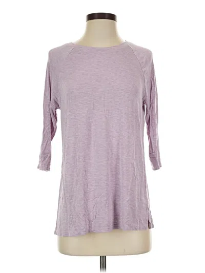 Pre-owned Honeydew 3/4 Sleeve T-shirt In Purple